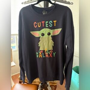 EUC Grogu sweatshirt The Mandalorian The Child unisex size L